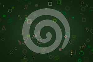 Shape pattern artistic abstract background. Drawing, texture, digital & effect.