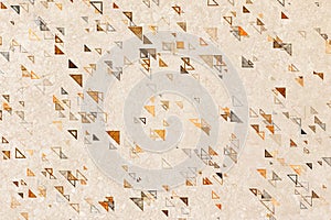 . Shape, pattern, color, digital, surface & pattern.