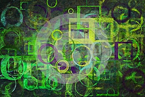 . Shape, pattern, web, random, modern & brushed.