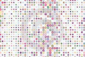 Shape of square, rectangle, abstract background pattern. Canvas, geometric, surface & messy.