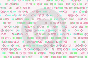 Shape of square, rectangle, abstract background pattern. Shape, messy, color, vector & drawing.