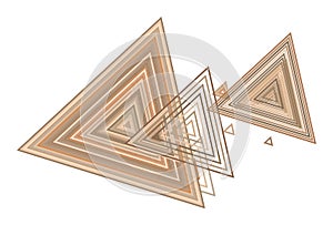 Shape of triangle, abstract geometric background pattern. Vector, repeat, style & color.