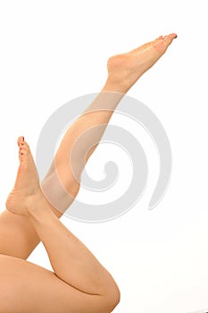 Shapely legs of woman photo