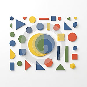 Shapes include circles triangles hexagons squares and rectangles