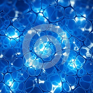 The shapes are irregular and vary in size, creating a web-like pattern