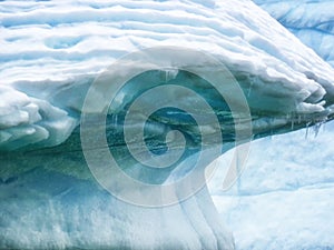 Shapes And Textures Of Icebergs