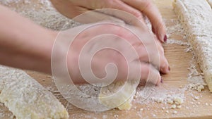 Shaping Gnocchi Dough