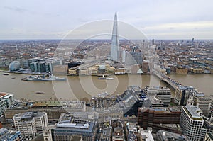 The Shard, HMS Belfast and London Bridge, London photo