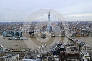 The Shard, HMS Belfast and London Bridge, London photo