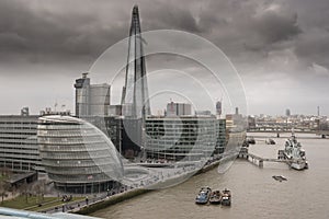 The Shard and City Hall London