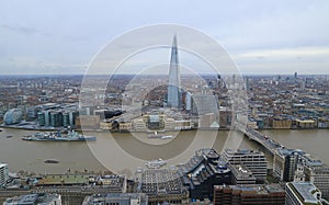 The Shard, HMS Belfast and London Bridge, London photo