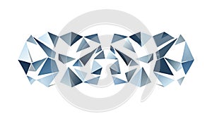 Shard-like Abstract Geometric Composition, vector design Generative AI