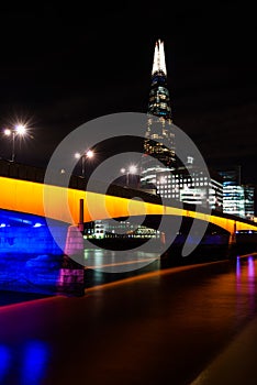 The Shard and London Bridge at Night