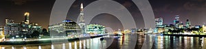 The Shard in London at  night