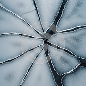 Shards of ice. Abstract winter background