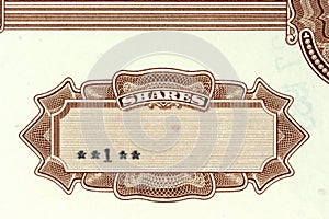 Share certificate