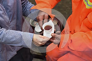 Share a cup of Chinese tea with those in need