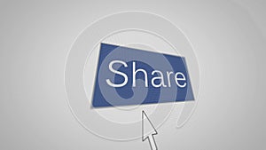 Share and hand cursor
