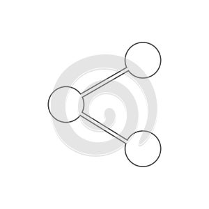 Share icon. Element of cyber security for mobile concept and web apps icon. Thin line icon for website design and development, app