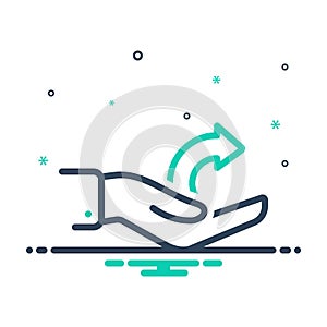 Mix icon for Share, forward and direction