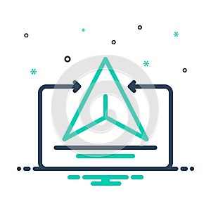 Mix icon for Share, send and forward