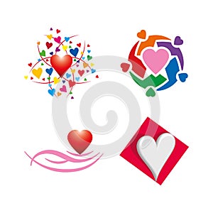 Share love help symbol