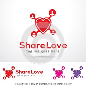 Share Love Logo Template Design Vector Design