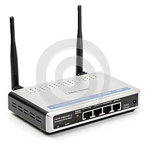 Share network connection isolated on white background photo
