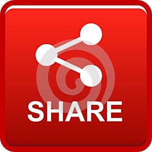 Share web button icon photo