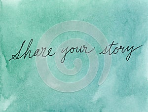 Share your story