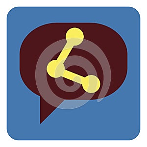 Shareing button, icon