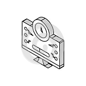 shareware upload isometric icon vector illustration