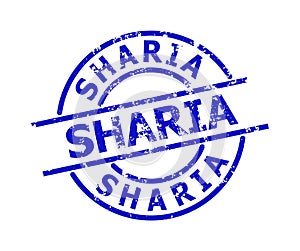 SHARIA Blue Round Unclean Badge