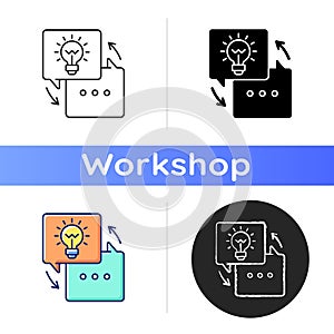 Sharing experience icon