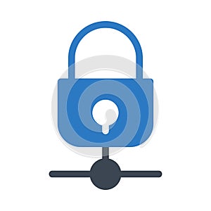 Sharing glyph colour vector icon