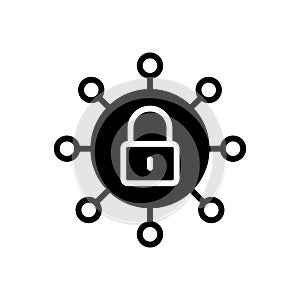 Sharing vector glyph flat  icon