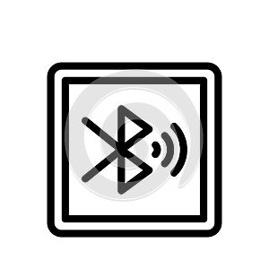 Sharing vector thin line icon