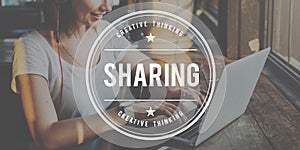 Sharing Share Communication Connection Interaction Concept