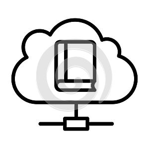 Sharing thin line vector icon