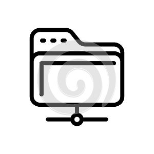 Sharing vector thin line icon