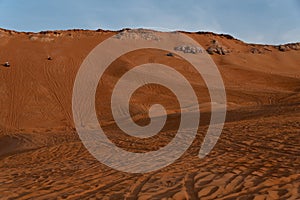 Sharjah desert area, one of the most visited places for Off-roading by off roaders, Big Red to Pink Rock photo