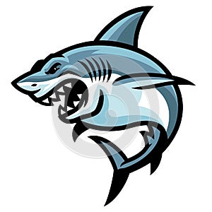 Shark Fish Logo Mascot