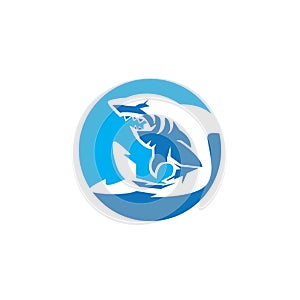 Shark icon and symbol vector illustration