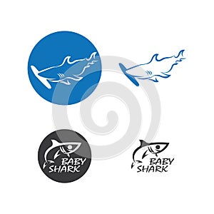Shark illustration Logo
