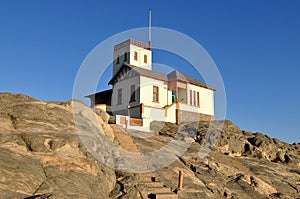 Shark island Luderitz in Namibia