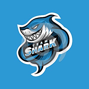 shark logo mascot Design vector graphic