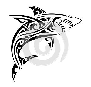 Shark tattoo shape