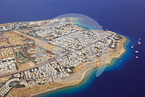 Sharm el sheikh from above photo