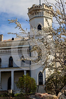 Sharovka palace in neo-gothic style, also known as Sugar Palace in Kharkov region, Ukraine