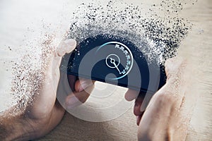 Sharp acceleration of internet speed